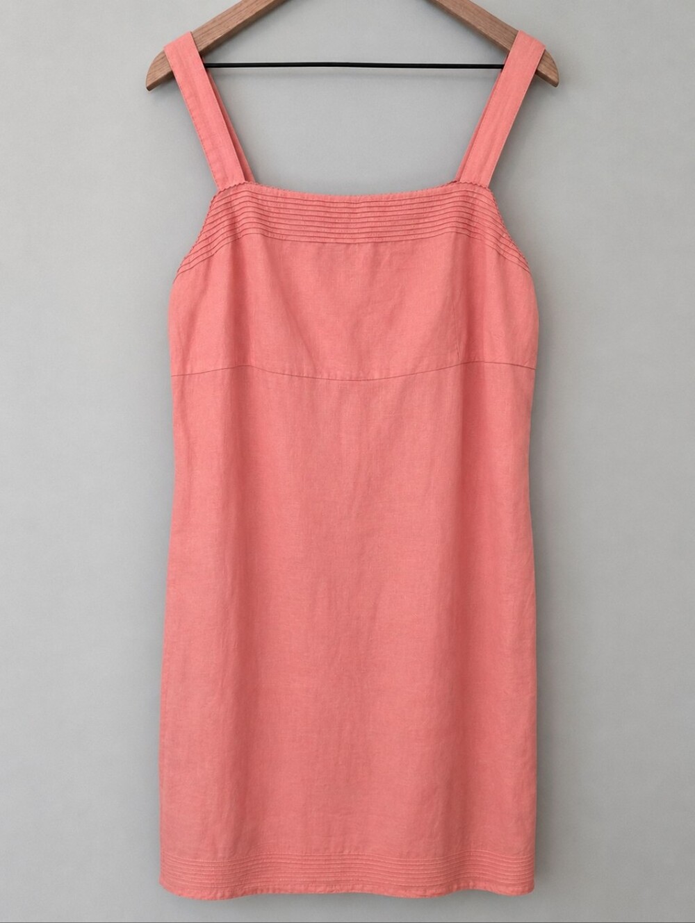 Old Navy Square Neck 100% Linen Wide Strap Mini